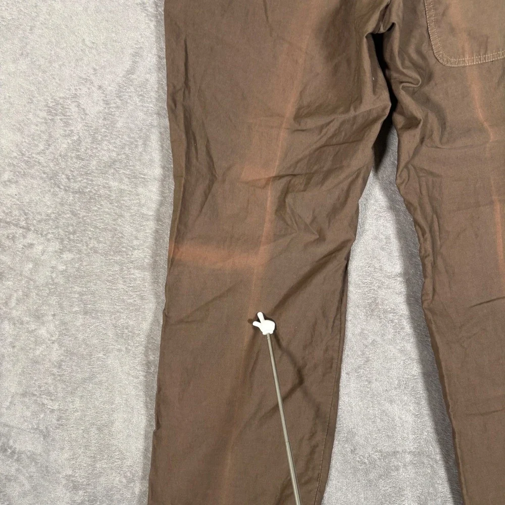 Armani Vintage Jeans Mens Brown Cotton Straight Leg Chino Pants Italy US 36x32